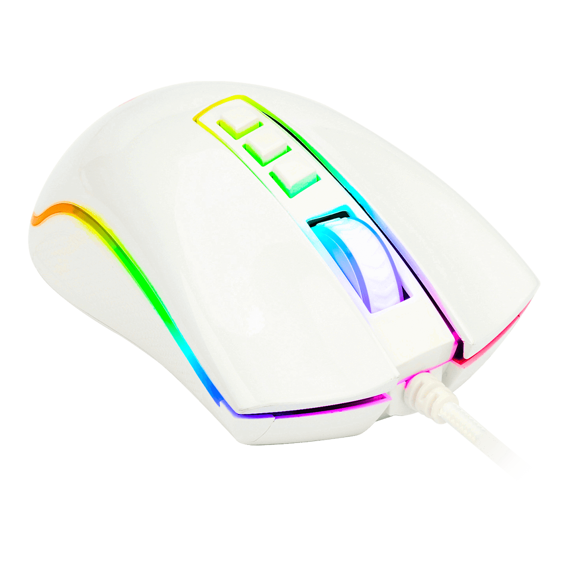 Mouse Redragon M711W Cobra Blanco RGB