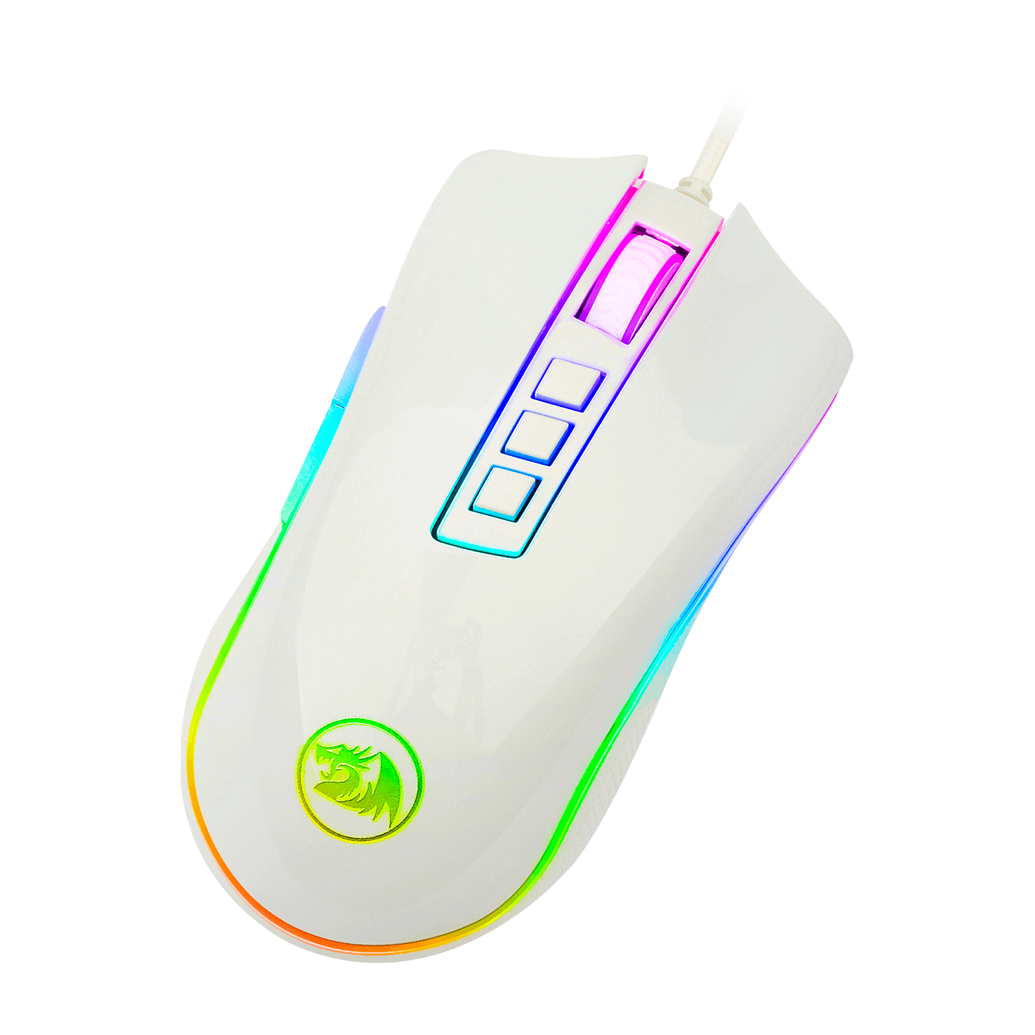 Mouse Redragon M711W Cobra Blanco RGB