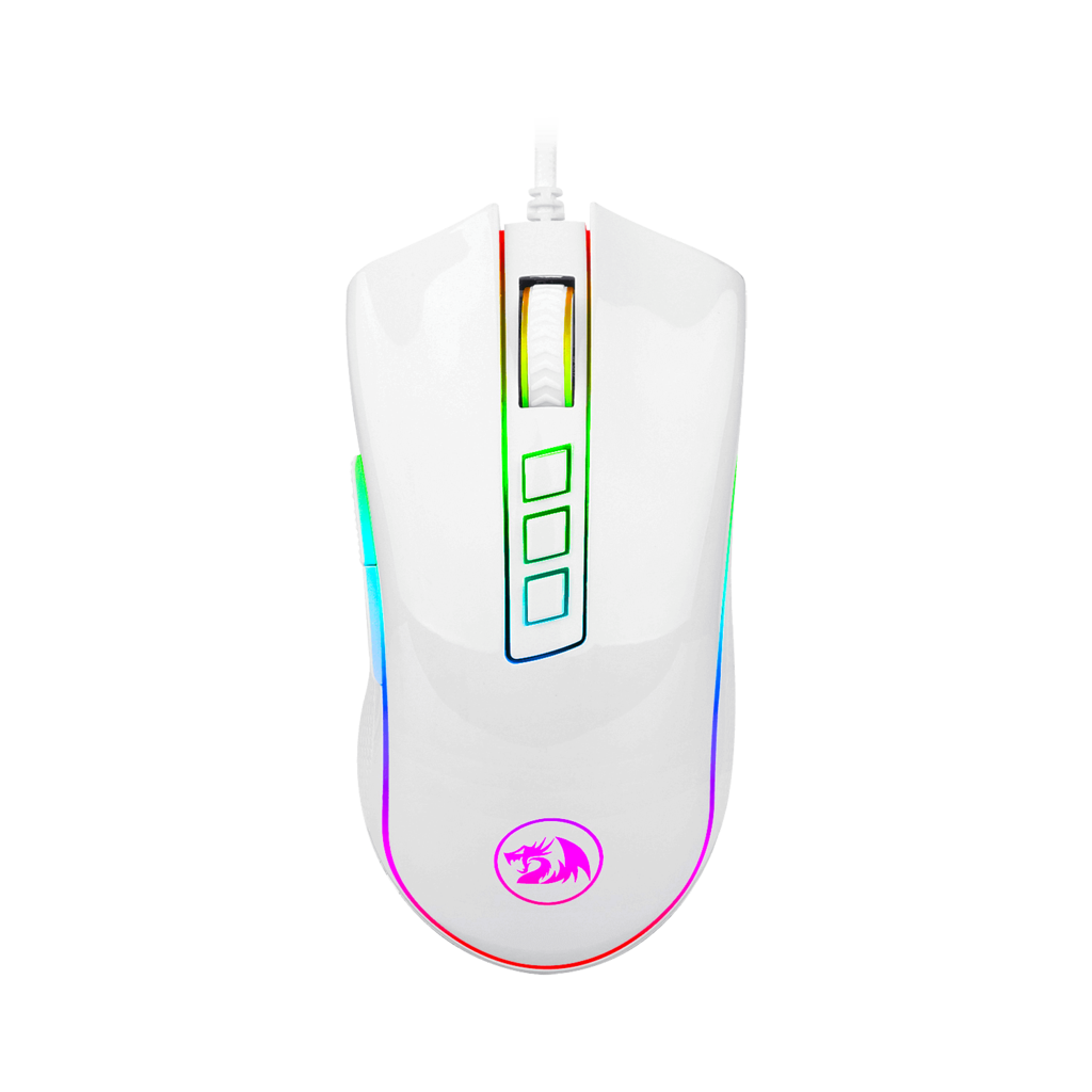 Mouse Redragon M711W Cobra Blanco RGB