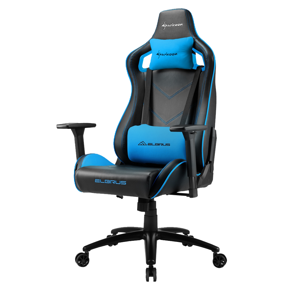 Silla Gamer Sharkoon Elbrus 2 Negro/Azul
