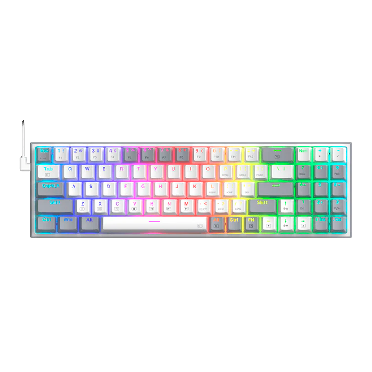 Teclado Redragon K628WG RGB POLLUX