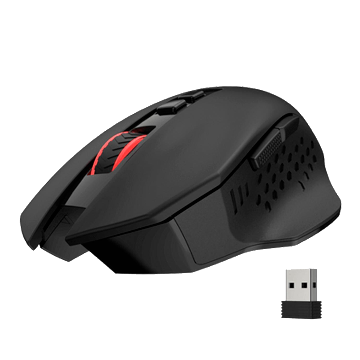Mouse Redragon M656 Gainer 7 Botones 4.000 DPI (Negro)